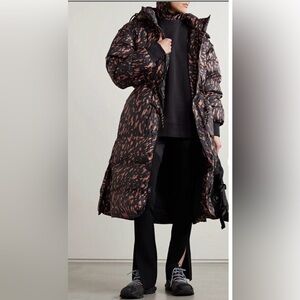 Adidas by Stella McCartney Black and Orange Puffer Jacket